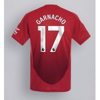 Fotbalové Dres Manchester United Alejandro Garnacho #17 Domácí 2024-25 Krátký Rukáv